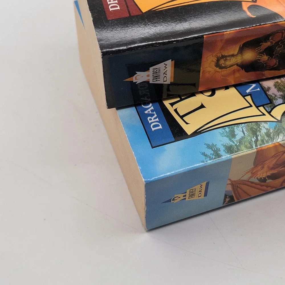 Melanie Rawn Dragon Prince Books 2 & 3 Paperback First Printing Whelan Good